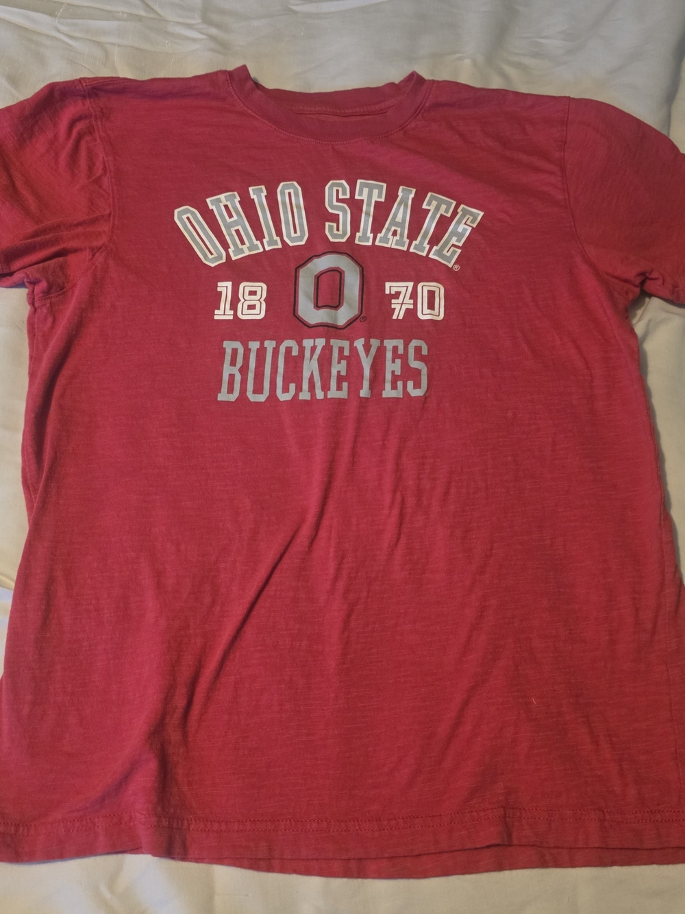 Colosseum Vintage Red Ohio State Buckeyes Graphic Tee, L
